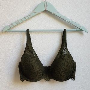 Olive Lace Date Bra